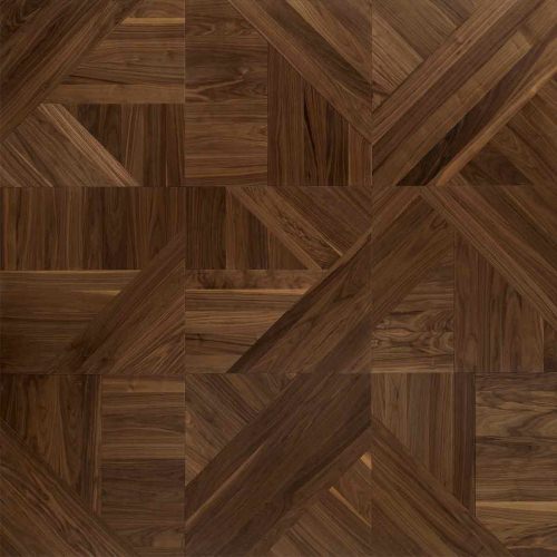 Tribeca modular geometric wood floor. Design Panels.