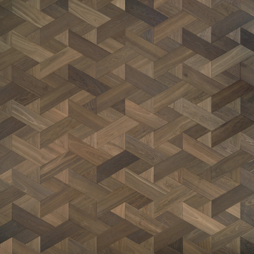 Nisia modular geometric wood floor. Design Panels.