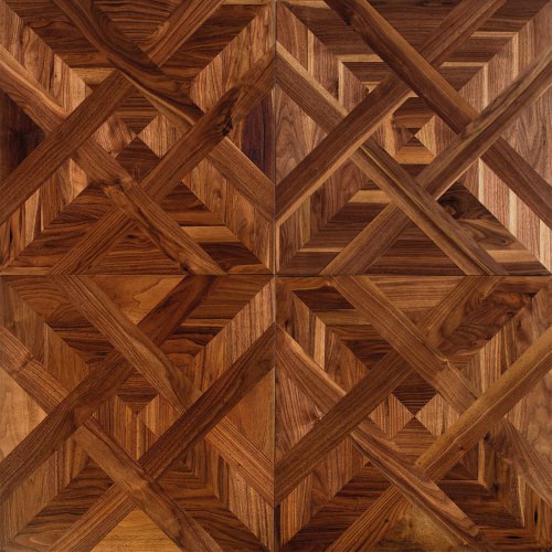 Treviso modular geometric wood floor. Heritage Panels.