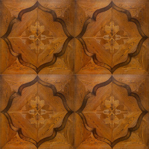 Siena modular geometric wood floor. Heritage Panels.